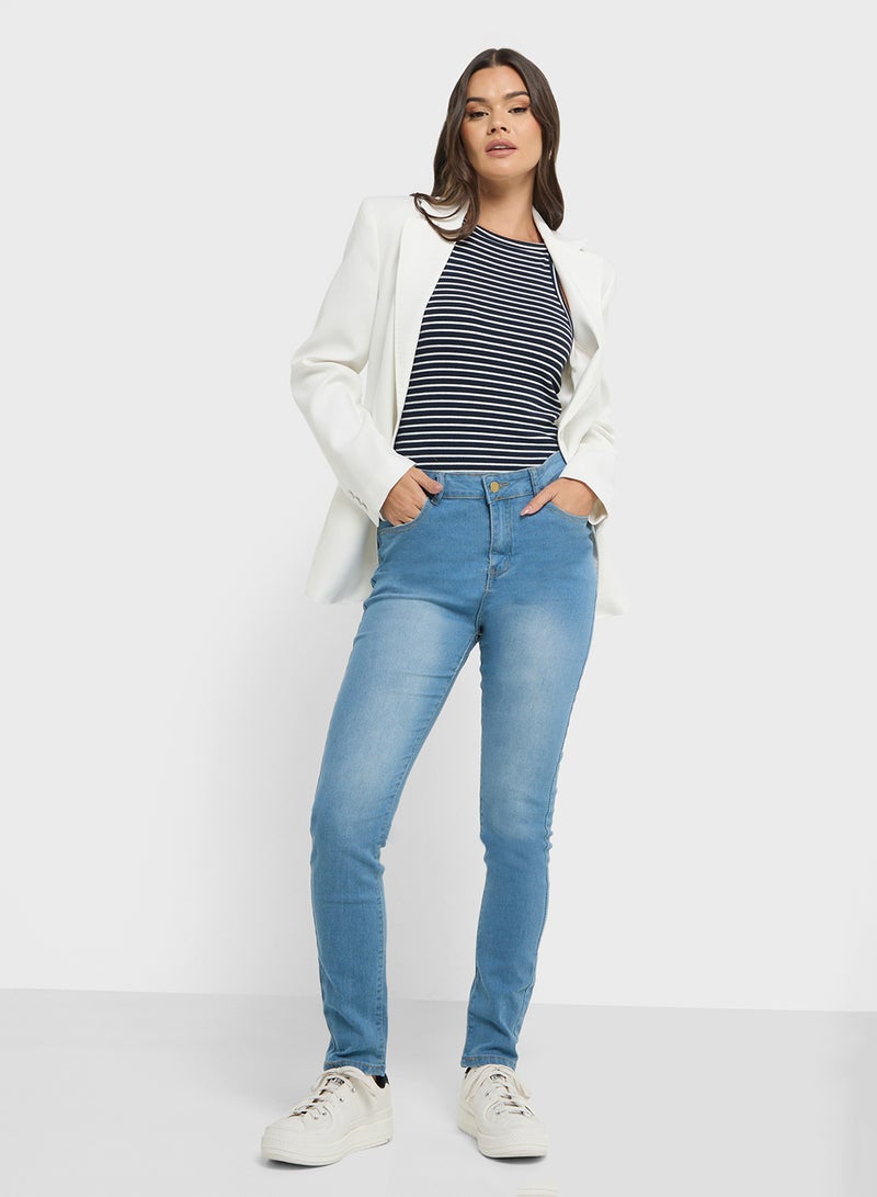 Ginger High Rise Skinny Fit Jeans  - Image 1