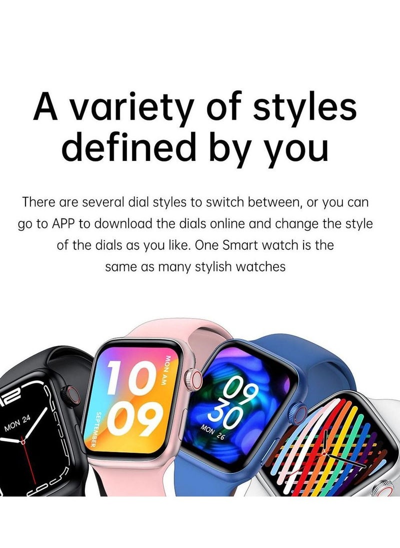 BIG - Smart Watch Watch8 Series 8  Smart Watch Full Screen  Supports – Blue - Image 1