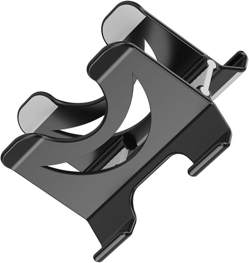 jojofuny Vertical Laptop Holder and Adjustable Laptop Stand for Desk with Storage Black Vertical Notebook Support for Home and Office - Image 1