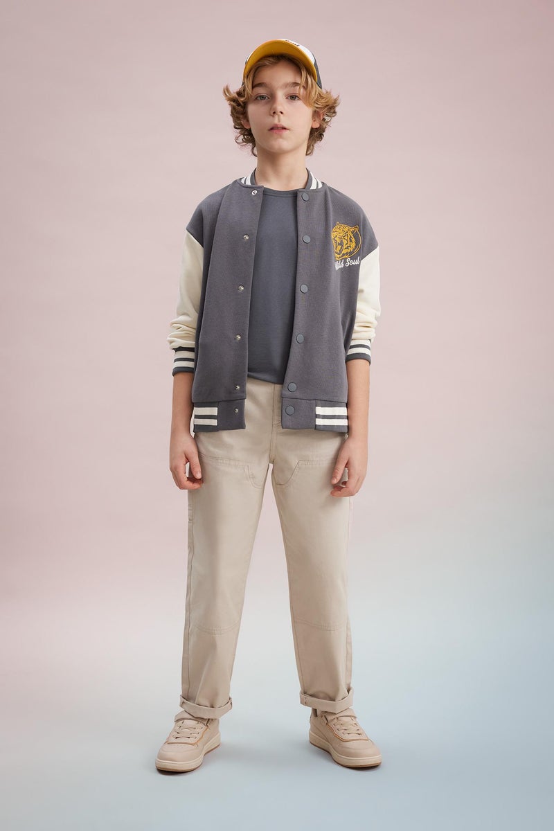 DeFacto Boy Loose Fit Gabardine Trousers  - Image 2
