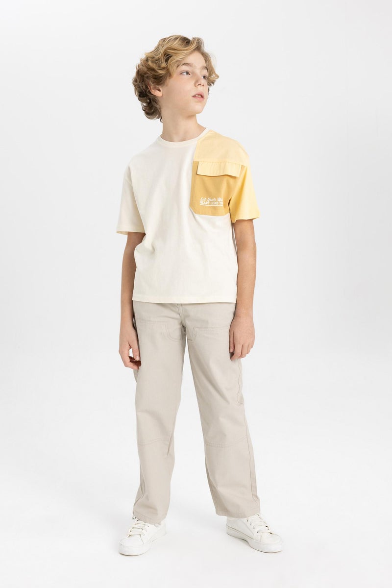 DeFacto Boy Loose Fit Gabardine Trousers  - Image 5