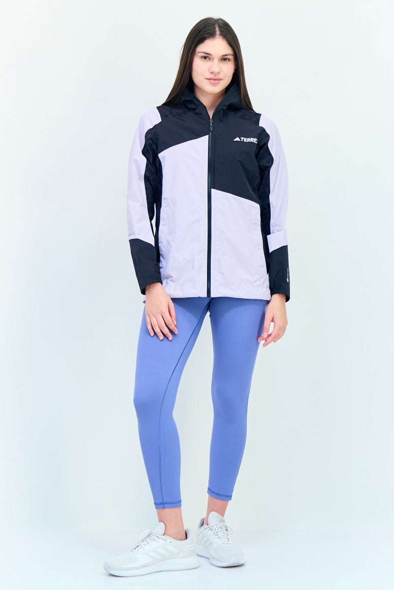Adidas Women Sporstwear Fit Brand Logo Hiking Jacket, Multicolor - Image 2