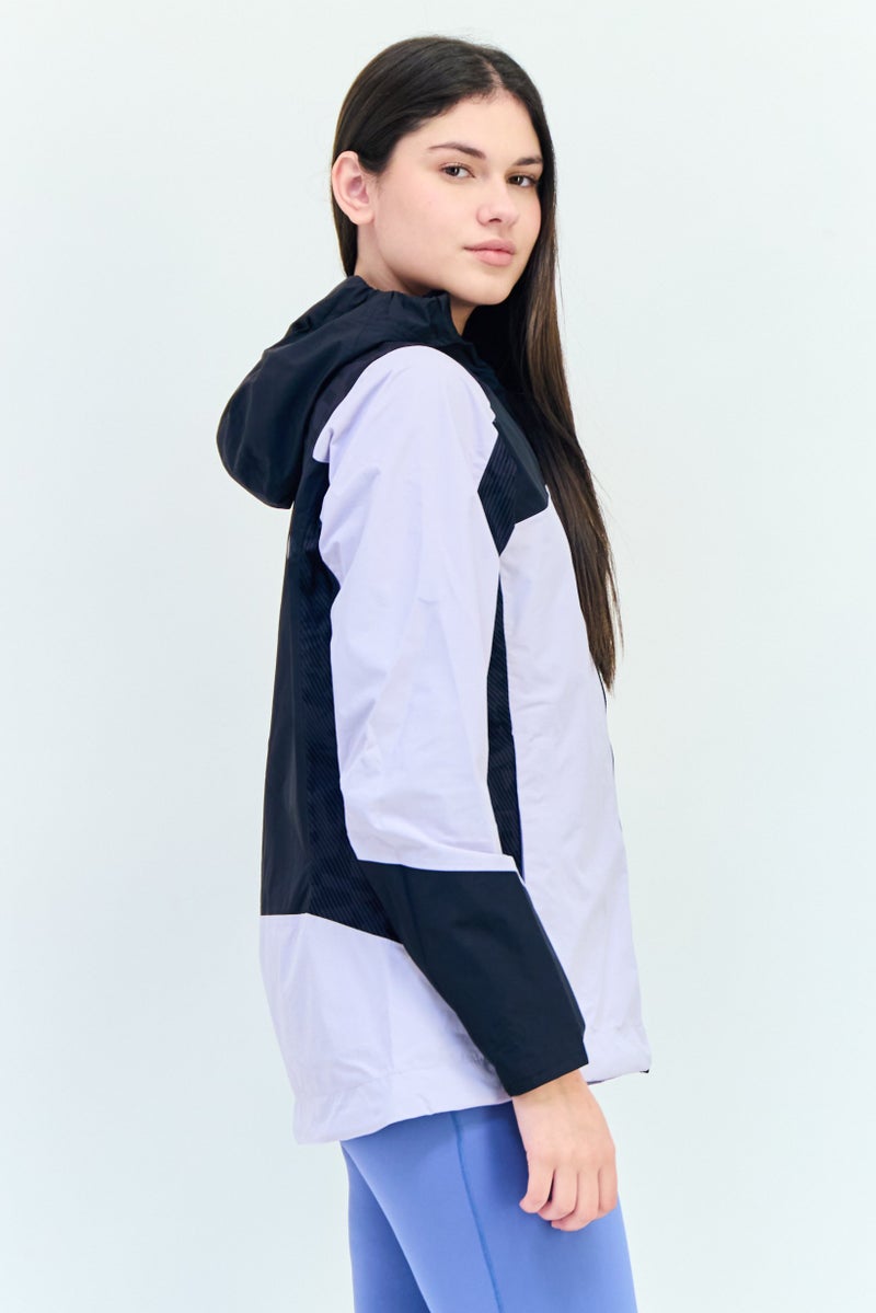 Adidas Women Sporstwear Fit Brand Logo Hiking Jacket, Multicolor - Image 4