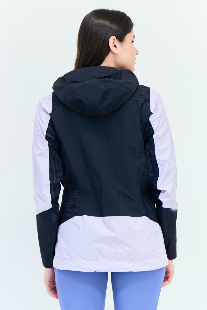 Adidas Women Sporstwear Fit Brand Logo Hiking Jacket, Multicolor - Image 3
