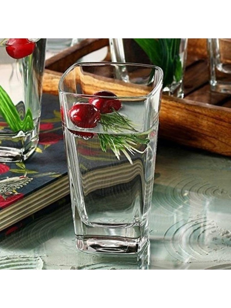 Lakshya Sky Somil Exclusive Beverage Tumbler, 270ml/7cm, Set of 6, Clear - Image 5