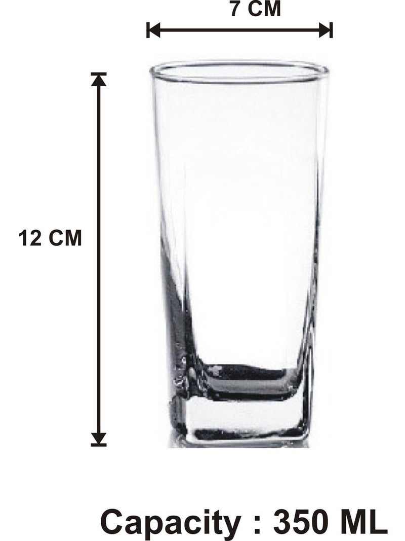 Lakshya Sky Somil Exclusive Beverage Tumbler, 270ml/7cm, Set of 6, Clear - Image 3