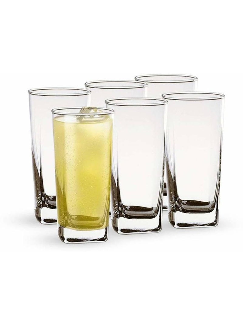 Lakshya Sky Somil Exclusive Beverage Tumbler, 270ml/7cm, Set of 6, Clear - Image 1