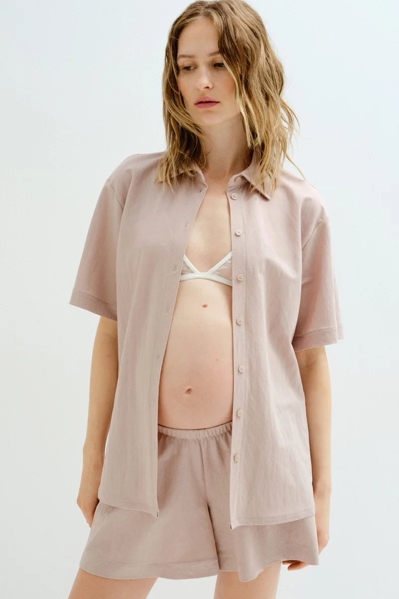 H&M MAMA 2-piece shirt and shorts set