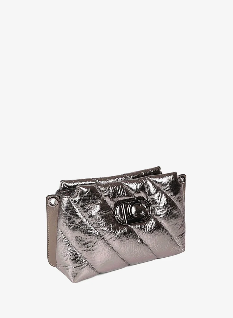 لولا كساديمونت Quilted Metallic Crossbody Bag