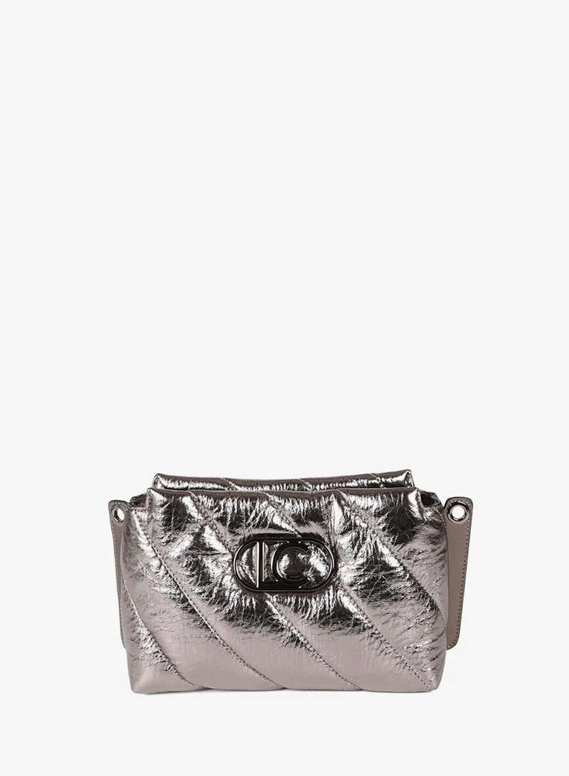 لولا كساديمونت Quilted Metallic Crossbody Bag