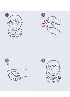 Generic Inflatable flocked neck brace corrector neck support protection home car neck protection  - Image 2