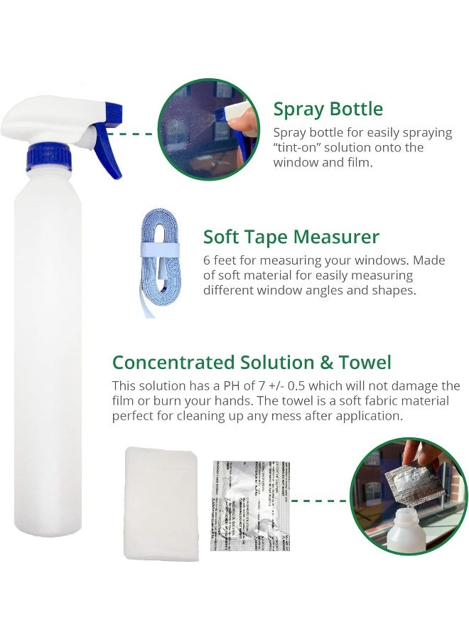 Greenfilm Residential Window Tinting Kit - 7 Pieces Home Window Tint Installation Tools Set - Image 2