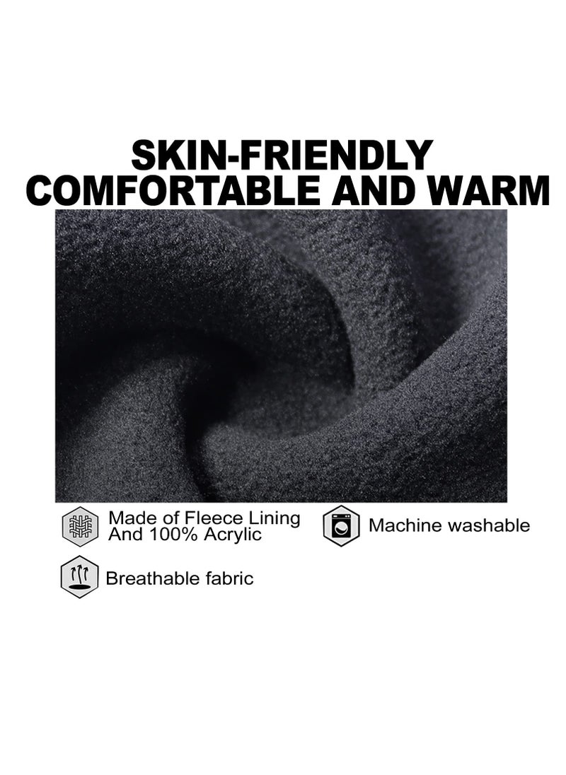 Excefore - Cycling Windproof Thermal Cap, Bike Thermal Hat, Cycling Helmet Liner, Running Windproof Beanie, for Cycling Motorcycle, Bike, Running (Black) - Image 1
