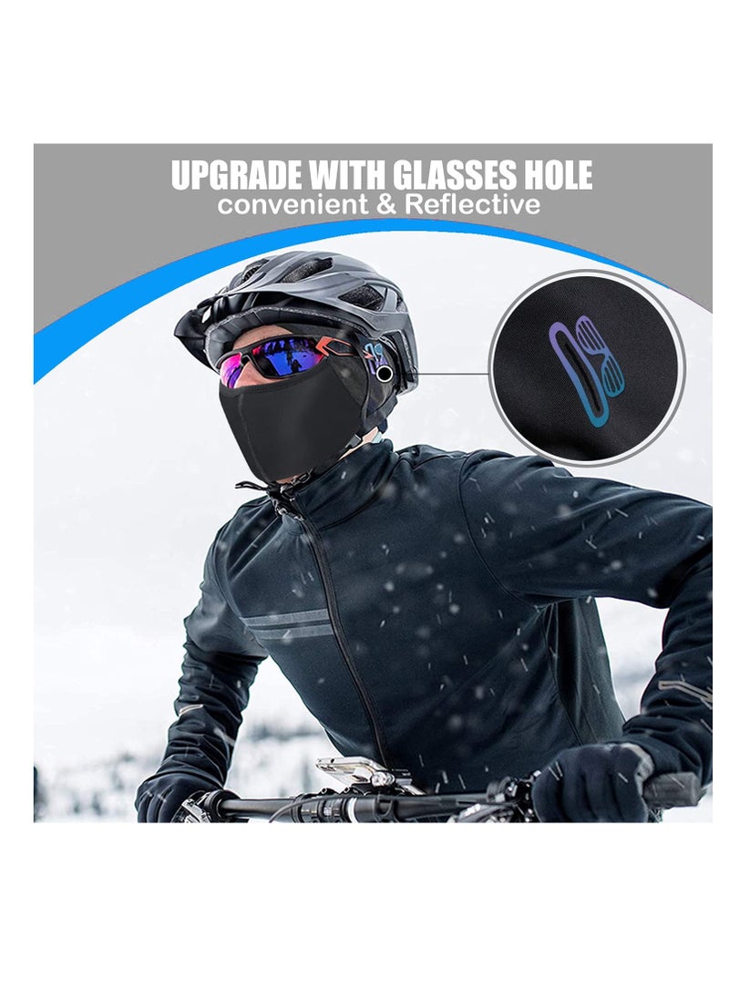 Excefore - Cycling Windproof Thermal Cap, Bike Thermal Hat, Cycling Helmet Liner, Running Windproof Beanie, for Cycling Motorcycle, Bike, Running (Black) - Image 1