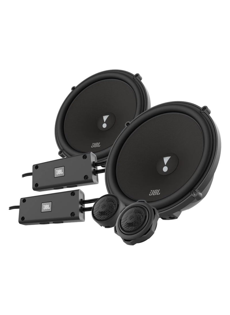 JBL - JBL Stadium 62CF 2-Way Car Sound System - 330 Watt Components Car Speaker Box Set with 165 mm 2-Way Component Speaker System - Image 1