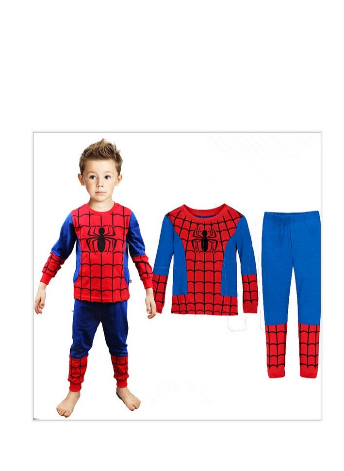 GUDOO Toddler Boys Long Sleeve Pyjama Cotton Spider Man Cartoon Children's Pajamas Sets Sleepwear for Infant Kids Boys  - Image 1
