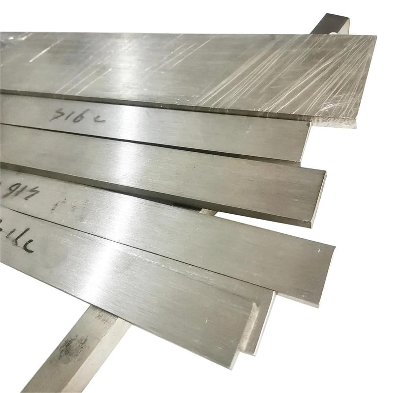 1PC Stainless Steel Flat Bar 304 Material Flat Plate - Various Lengths (100/200/300/500mm) Thickness (3-15mm) Width (10-30mm)(Thickness 4mm,20x300mm) - Image 1