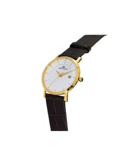 Western Western Men's Quartz Analogue Leather Strap Casual Watch with Date Display  - Image 2