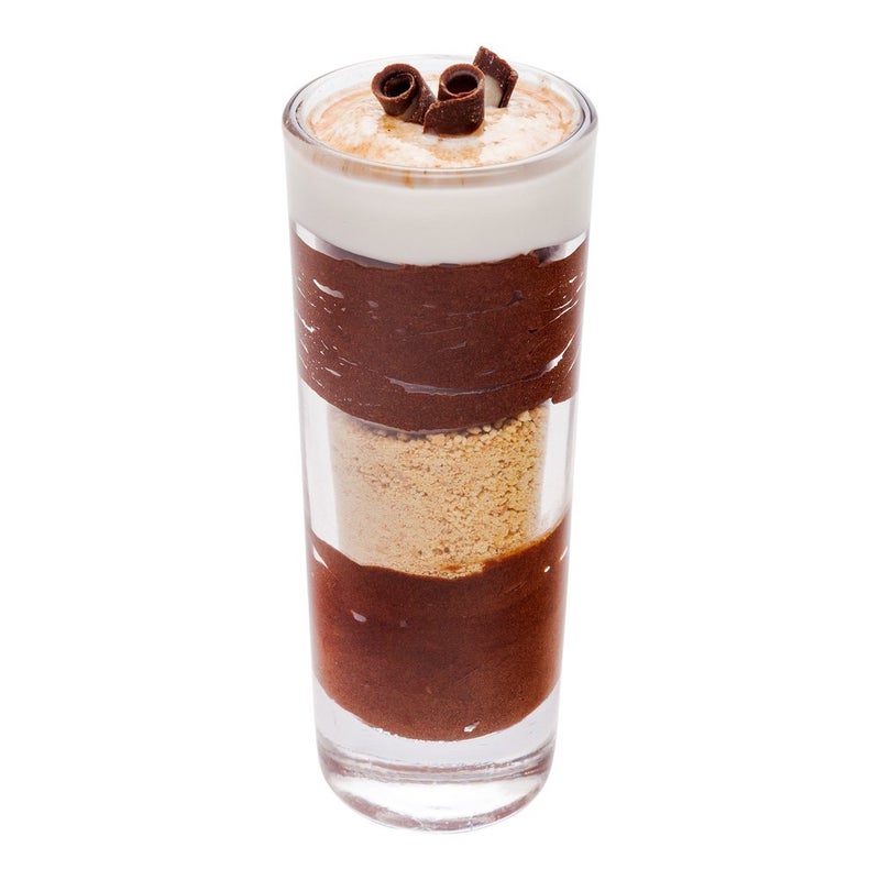 Restaurantware Restaurantware 3 Ounce Dessert Shooters 10 Round Dessert Shot Glasses  Durable Dishwashable Clear Glass Shooter Cups Freezable For Serving Jello Shots Parfaits Or More 