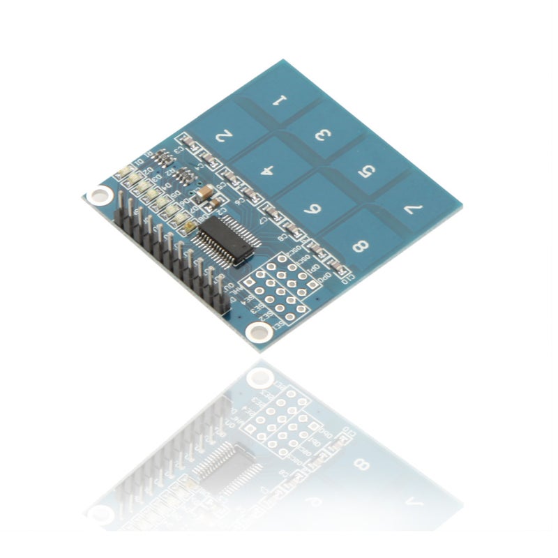 TTP226 8-Way Channel Capacitive Touch Switch Digital Touch Sensor Module PCB Board - Image 4