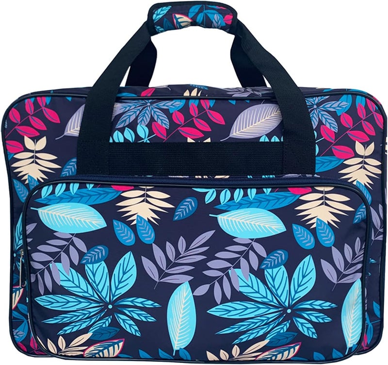 كلاراكو حقيبة يد مع ماكينة خياطة منزلية، ماكينات خياطة قياسية وخطافات، حقيبة، أزرق داكن - Image 1