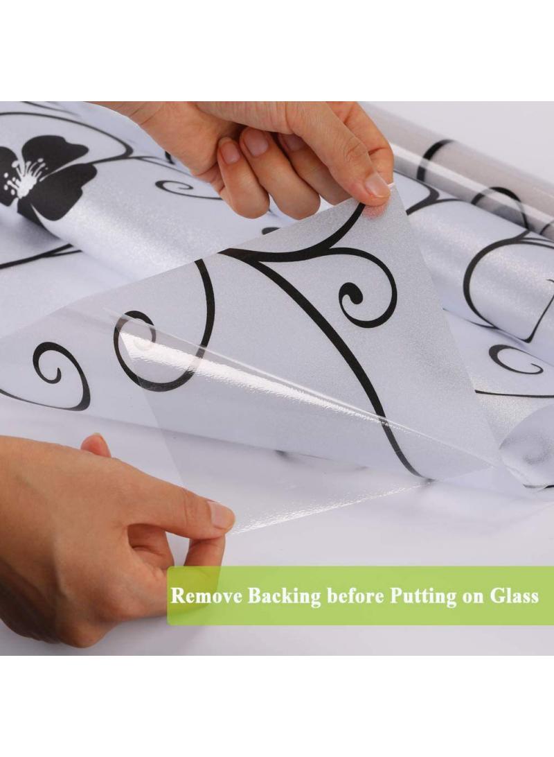 Y&D Window Film Decorative Privacy No Glue Glass Sticker For Door Home House Ofiice Heat Control Anti UV 90 x 200 cm  - Image 4
