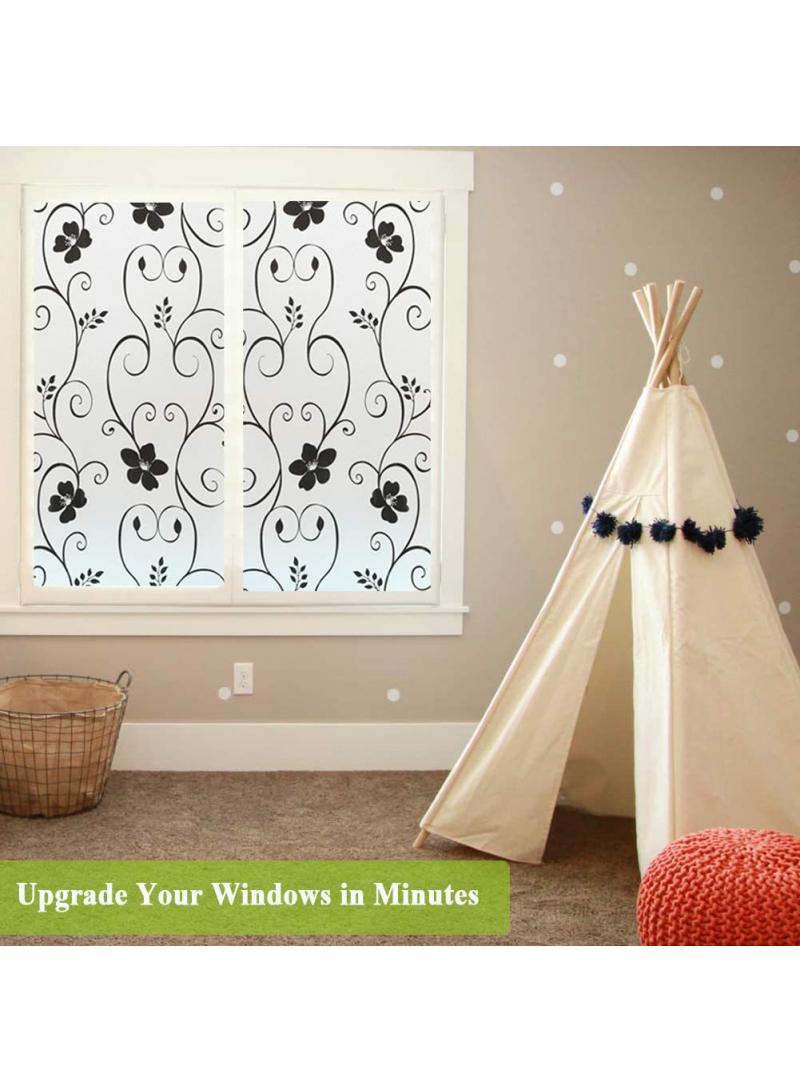 Y&D Window Film Decorative Privacy No Glue Glass Sticker For Door Home House Ofiice Heat Control Anti UV 90 x 200 cm  - Image 5