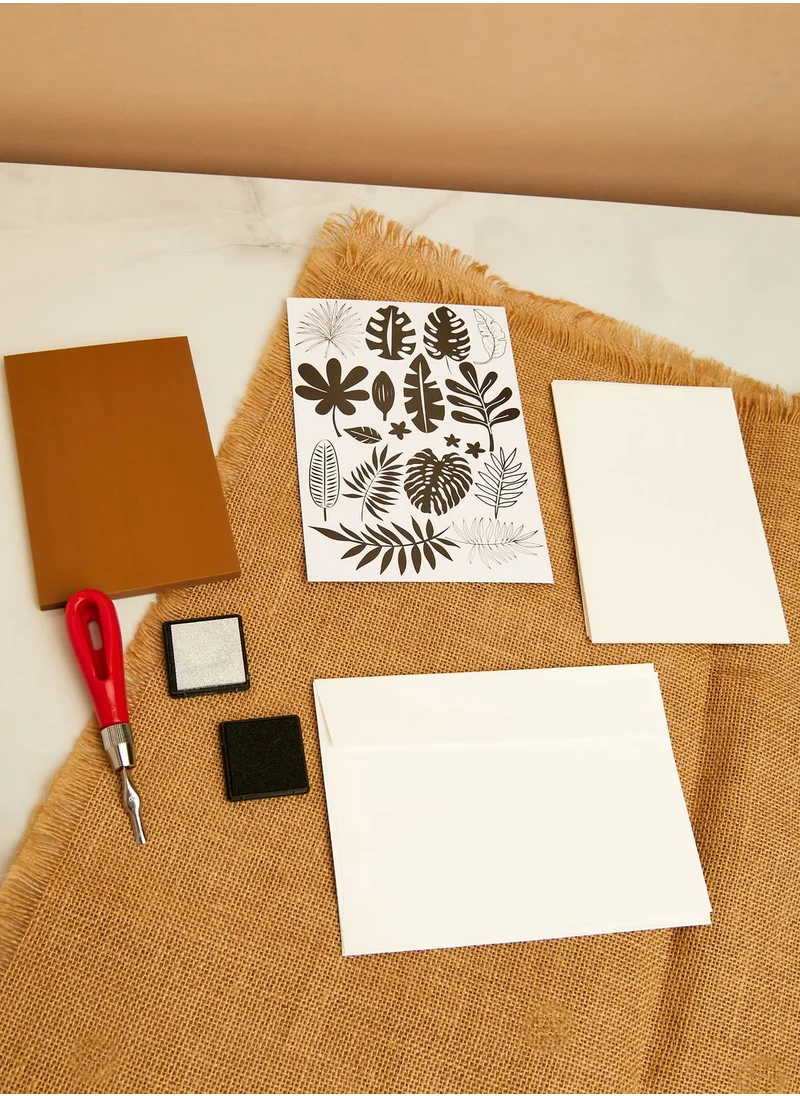 KIKKERLAND Crafters Block Printing