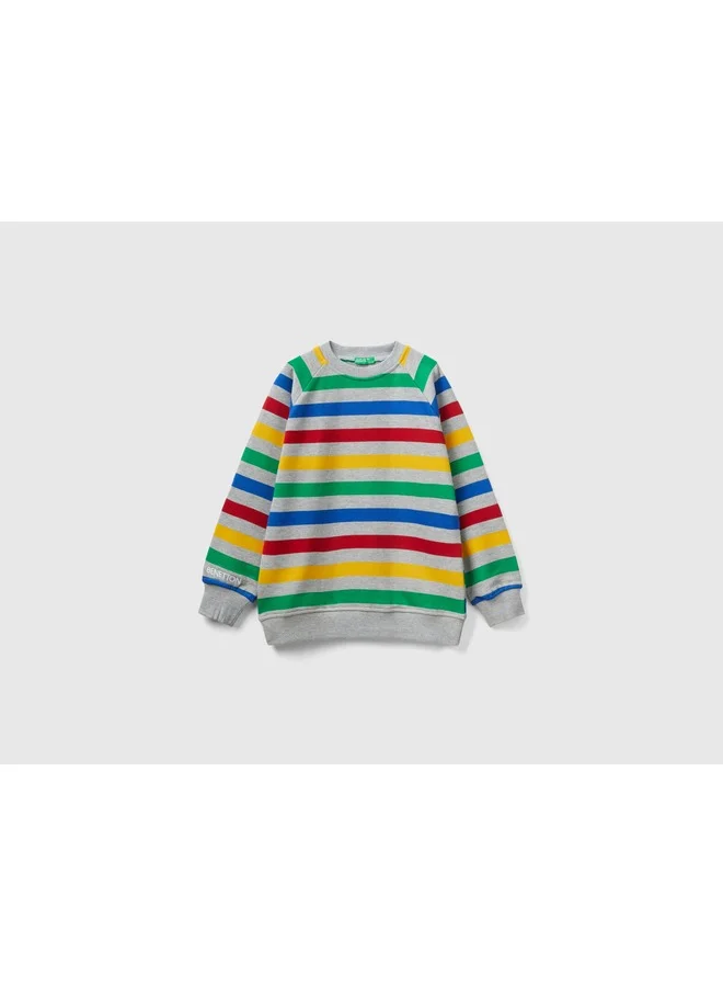 UNITED COLORS OF BENETTON Striped Sweatshirt