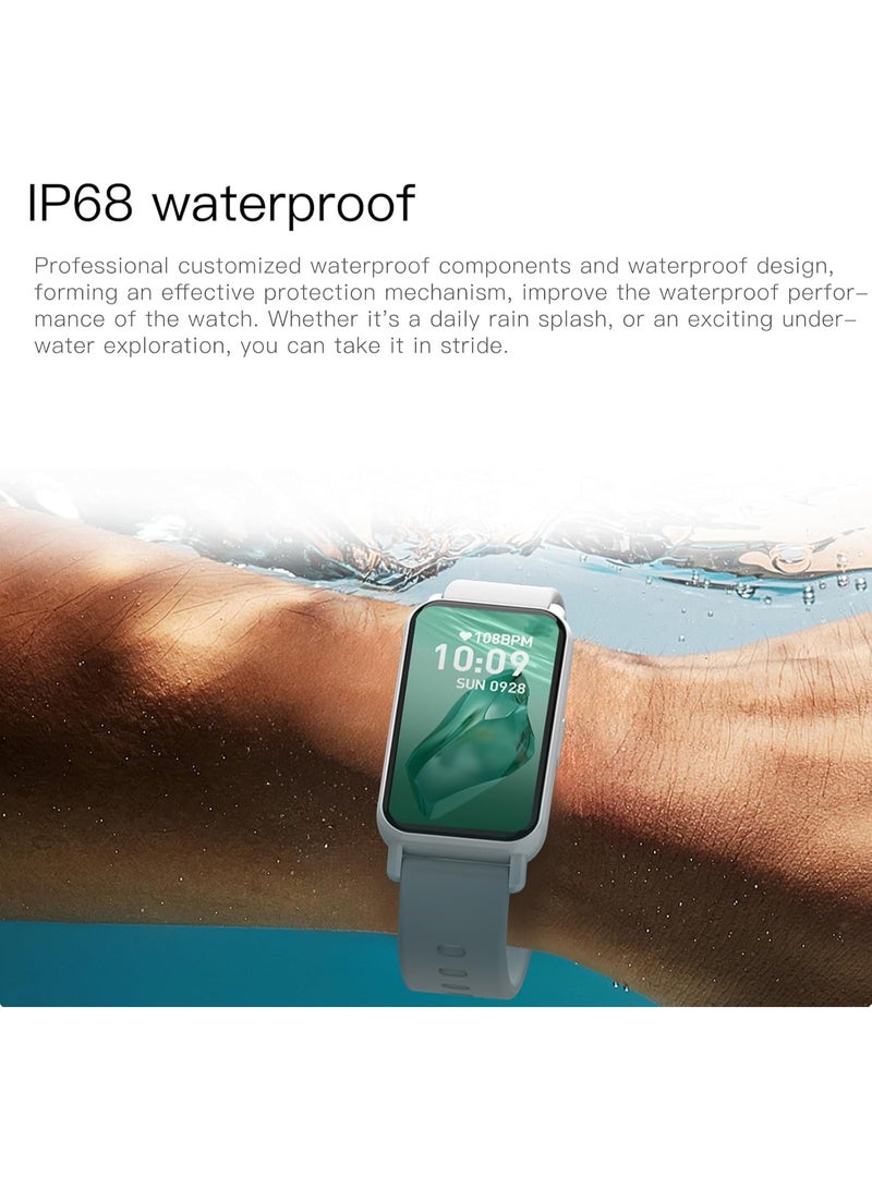 PEJE Smartwatch,Smart Watch for Men(Answer/Make Calls)1.45” HD Display,120+ Sport Modes,IP68 Waterproof Fitness Watch, with SpO2/Heart Rate/Sleep Monitor,Smartwatch Compatible Android iOS (Silver) - Image 4