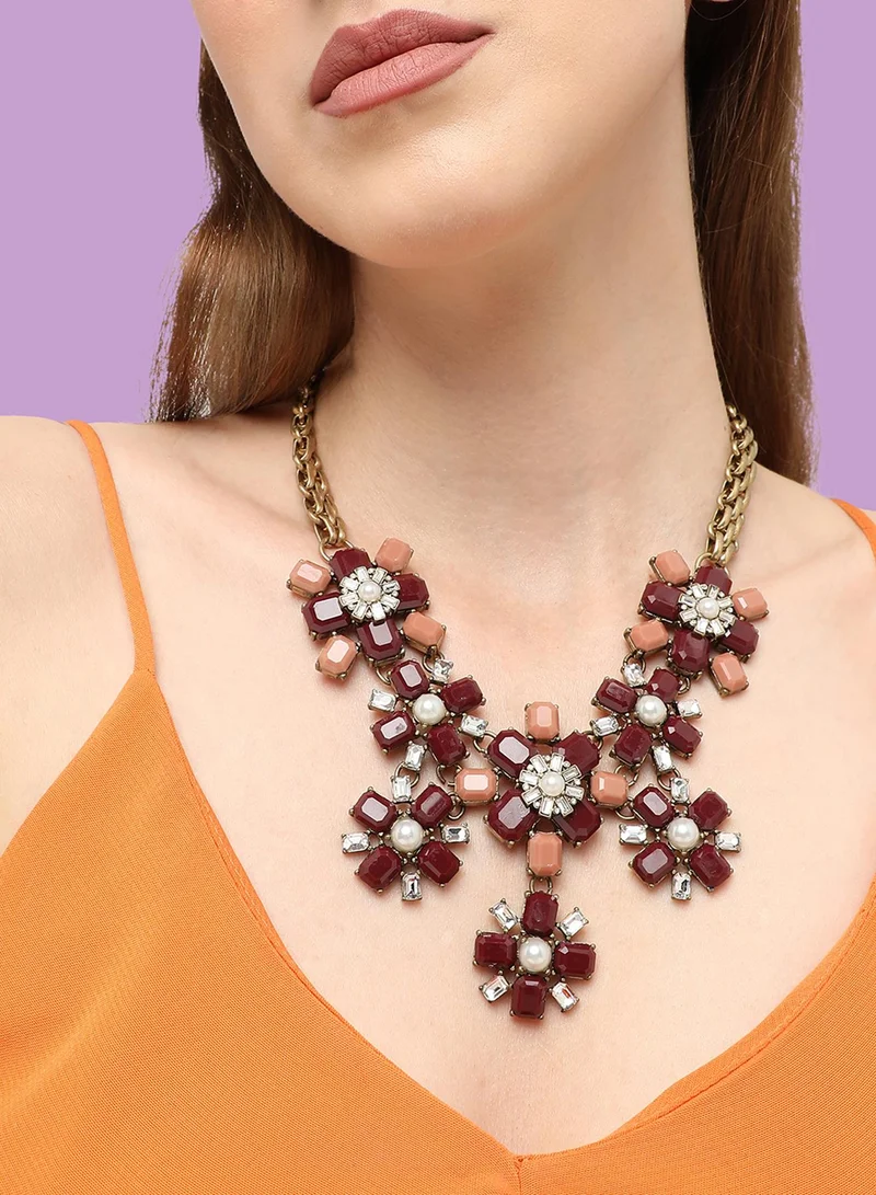 SOHI Party Artificial Necklace Jewellery