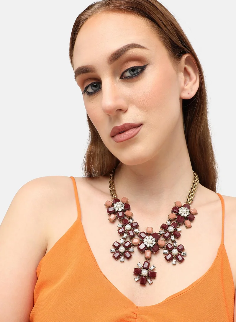 SOHI Party Artificial Necklace Jewellery