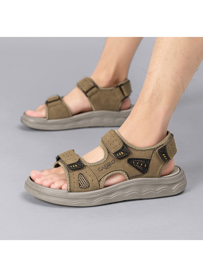 CARTELO Men's Sports Sandals [breathable And Cool] Summer Versatile Outdoor Beach Sandals With Convenient Hook-and-loop Closure - Image 4