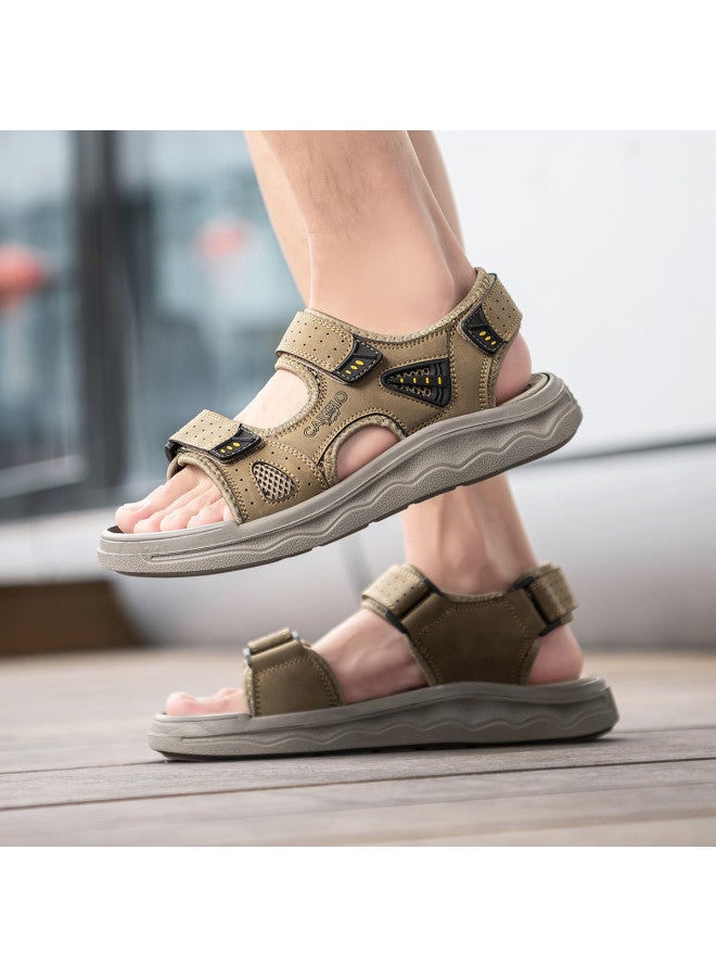 CARTELO Men's Sports Sandals [breathable And Cool] Summer Versatile Outdoor Beach Sandals With Convenient Hook-and-loop Closure - Image 5