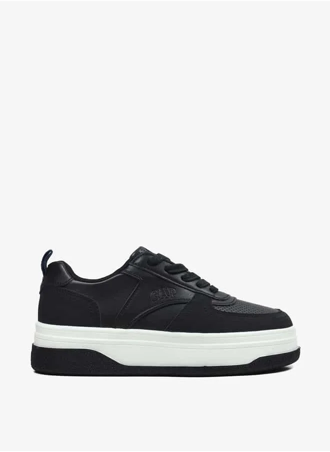 جاب Women's Logo Detail Sneakers with Lace-Up Closure - Paradise Cup Low W