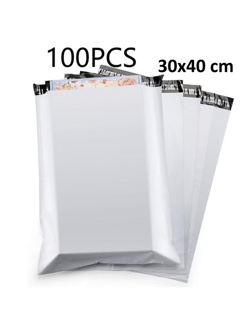 iPack Plastic Envelope Bag Self-Seal Adhesive Courier Shipping Bags | Strong Thick Shipping Bags For Ecommerce Stores | (30 x 40cm) (100Pcs) - Image 1