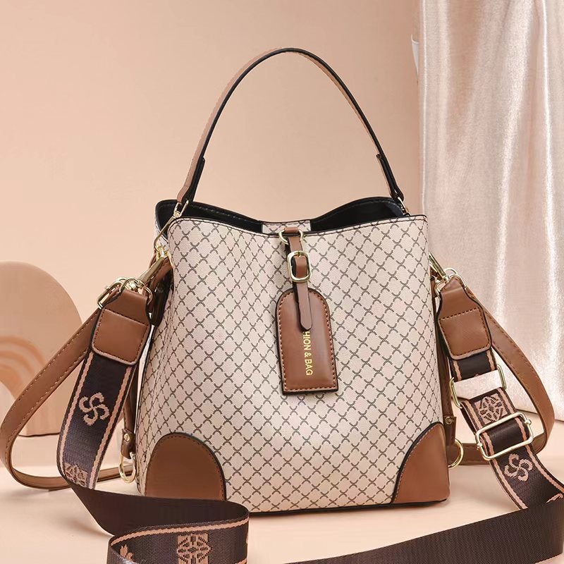 Junmengxia Women'S Bucket Bag Style Niche Women'S Satchel Shoulder Crossbody Bag Dropshipping - Image 1