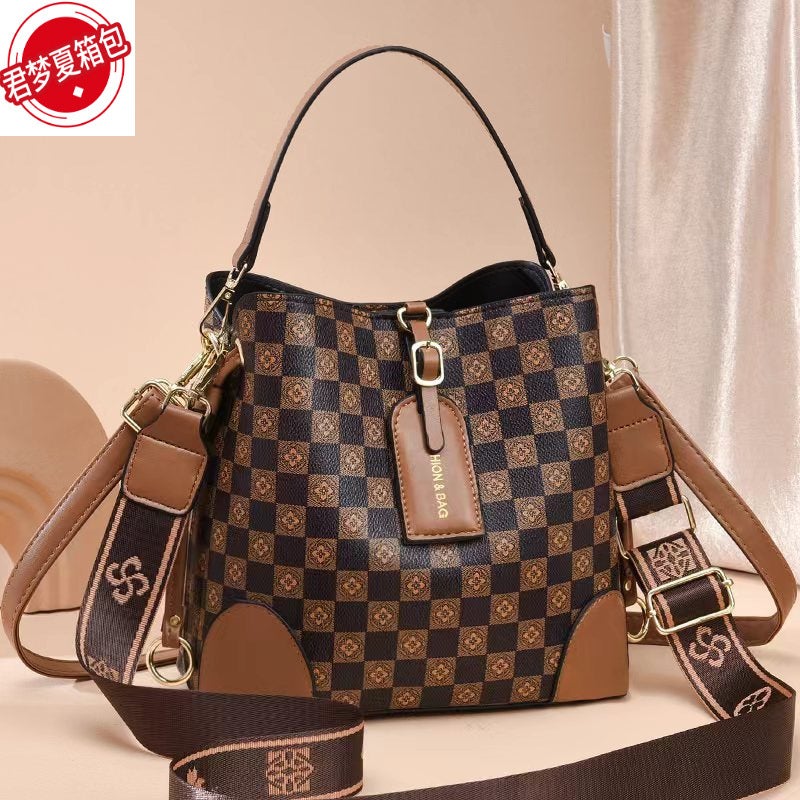 Junmengxia Women'S Bucket Bag Style Niche Women'S Satchel Shoulder Crossbody Bag Dropshipping - Image 3