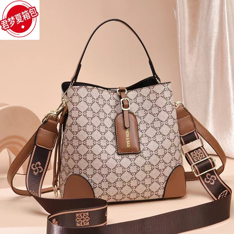 Junmengxia Women'S Bucket Bag Style Niche Women'S Satchel Shoulder Crossbody Bag Dropshipping - Image 5