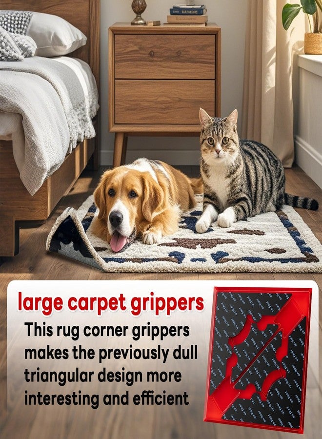 Tikfoam 16 Pack Reusable Anti Slip Adhesive Strips for Hardwood and Tile Floors, Strong and Firm, No Damage to Floor - Image 4