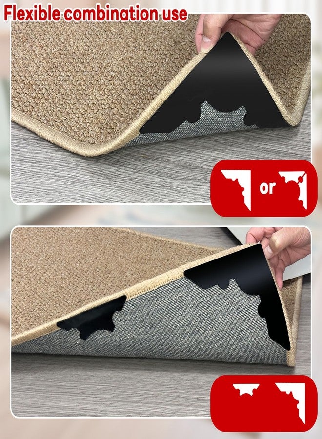 Tikfoam 16 Pack Reusable Anti Slip Adhesive Strips for Hardwood and Tile Floors, Strong and Firm, No Damage to Floor - Image 5