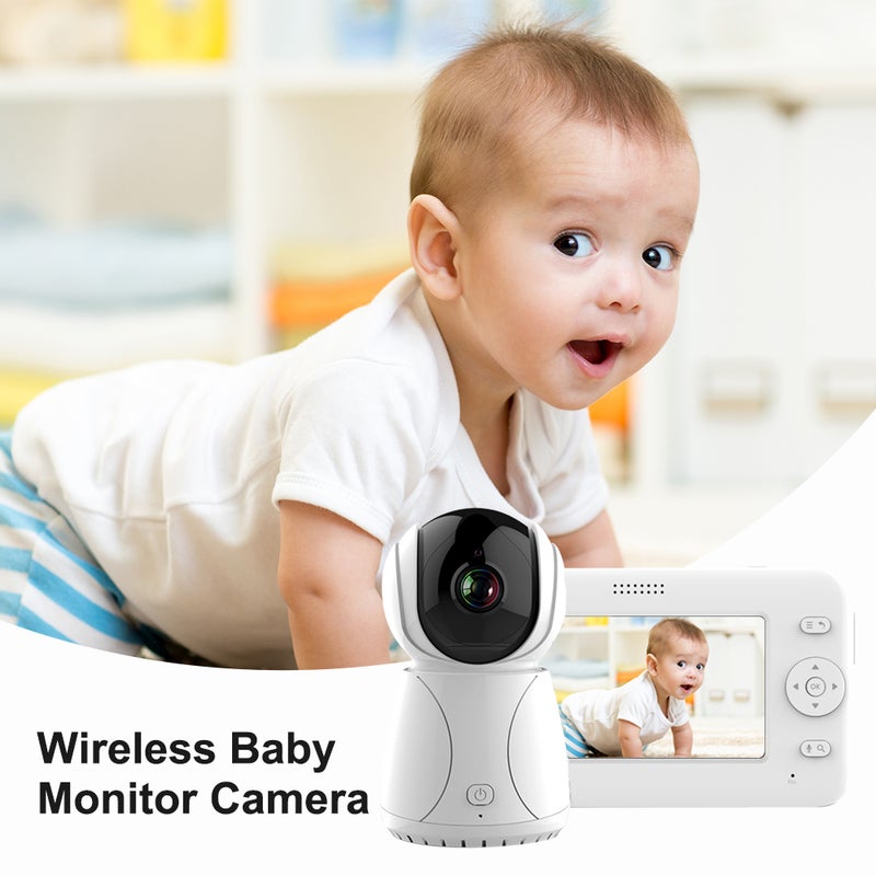 Wireless Baby Monitor Video Monitor for Baby Camera Monitor with 4.3 Inch TFT LCD Screen Two-Way Talk Room Temperature Detection Motion Detection IR Night Vision Alarm Clock Functions Built-in 5 - Image 4