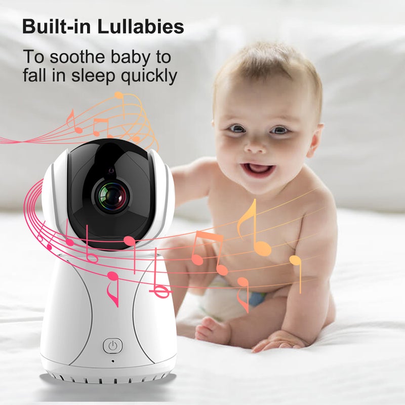 Wireless Baby Monitor Video Monitor for Baby Camera Monitor with 4.3 Inch TFT LCD Screen Two-Way Talk Room Temperature Detection Motion Detection IR Night Vision Alarm Clock Functions Built-in 5 - Image 5
