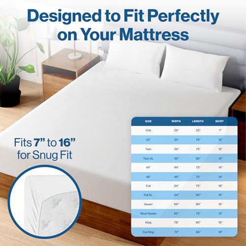Superity Linen Superity Luxurious Hotel Quality Queen Fitted Sheet 100% Cotton Ultra Soft, Skin-Friendly & Hypoallergenic Deep Pocket Fits 16 Mattress Easy Care & Snug Fit (Queen Size - 60 X 80) - Image 5