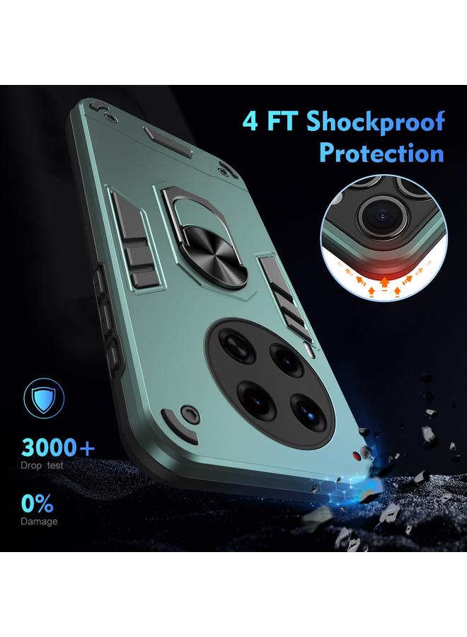 إيروريكس جراب لهاتف Tecno Camon 30 Premier، جراب معدني مقاوم للصدمات مزود بحلقة تثبيت - Image 4