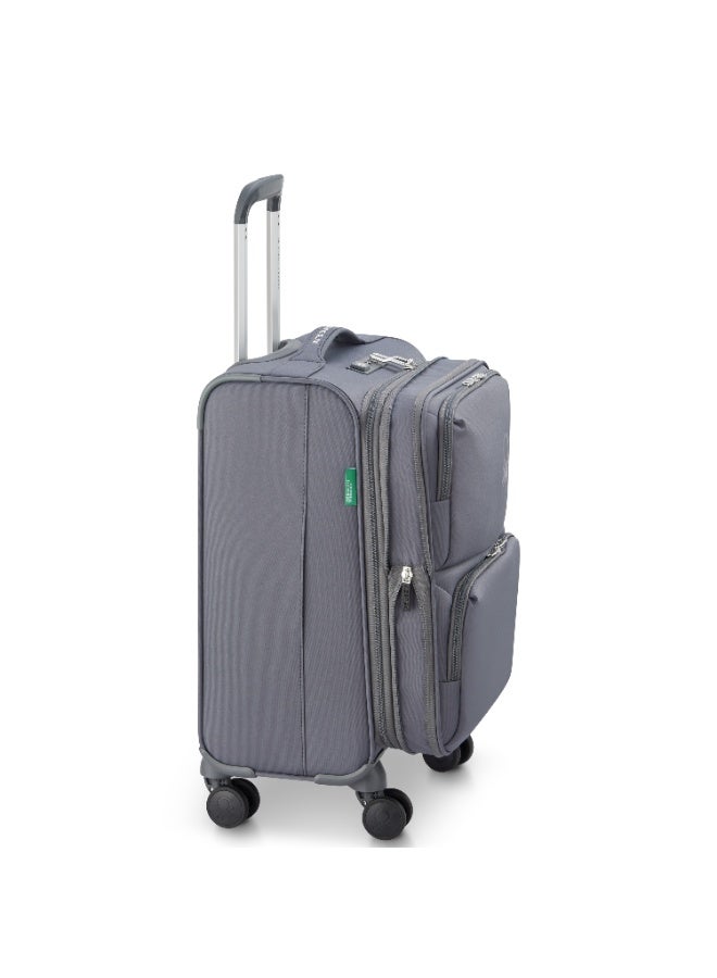 DELSEY United Colors of Benetton By Delsey Soft  55cm Cabin  Trolley  Steel Gray - Image 2