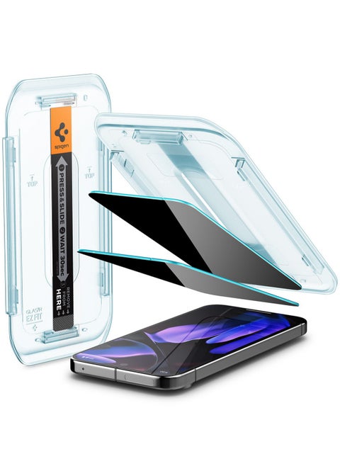 GLAStR EZ Fit Google Pixel 9 / Pixel 9 PRO PRIVACY Screen Protector [2 PACK] Premium Tempered Glass with Auto Align technology - 2 PACK