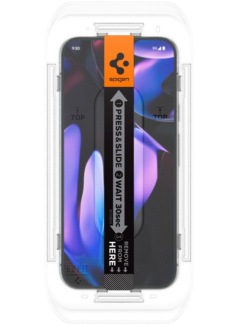 Spigen - GLAStR EZ Fit Google Pixel 9 / Pixel 9 PRO PRIVACY Screen Protector [2 PACK] Premium Tempered Glass with Auto Align technology - 2 PACK - Image 1