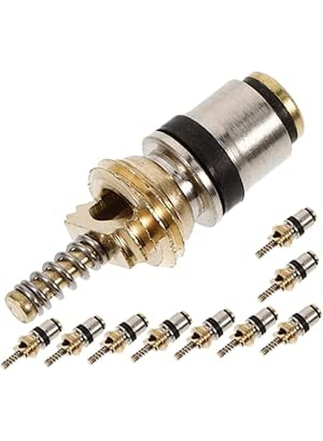 10 Pcs Car Valve Core Durable Copper Automobile Tire Maintenance Easy Installation - Image 1