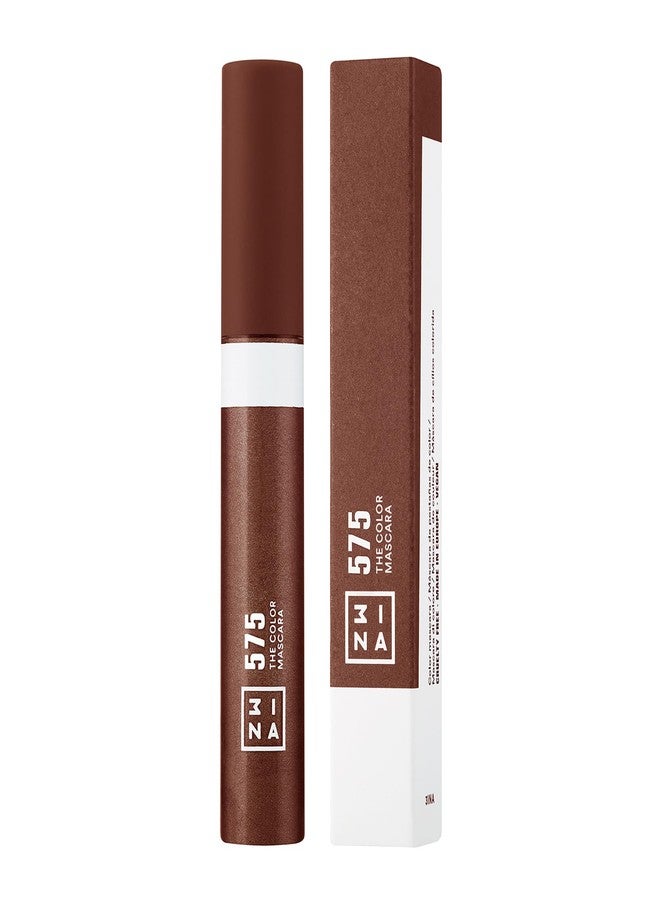 3INA The Color Mascara - Water-Resistant Voluminous Mascara with Silicone Brush - Pigmented and Clump-Free for Bold, Lifted Eyelashes - 575-0.47 oz - Image 2